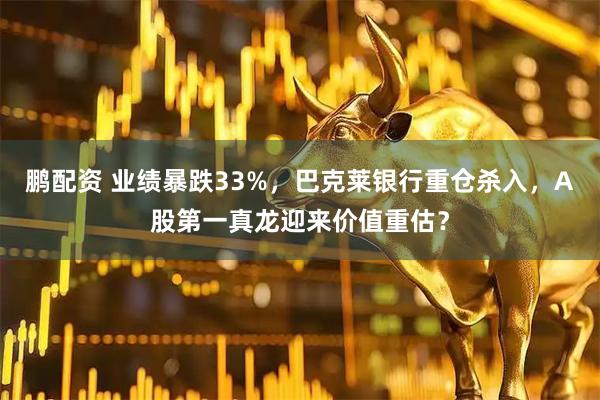 鹏配资 业绩暴跌33%，巴克莱银行重仓杀入，A股第一真龙迎来价值重估？